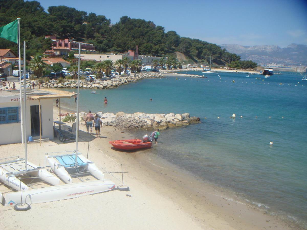 Petite Etoile De Mer - Studio Hyper Equipe A 150M D'Une Plage De Sable Fin Grande Terrasse Presqu'Ile De Charme Apartment Saint-Mandrier-sur-Mer Exterior foto